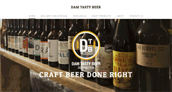 Desktop Screenshot of damtastybeer.com